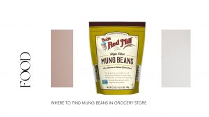 mung beans in grocery store