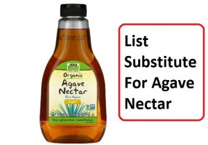 List Substitute For Agave Nectar