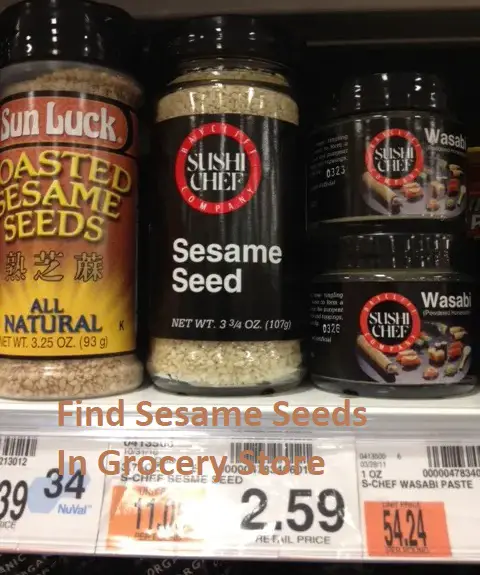 Where To Find Sesame Seeds In Grocery Store
