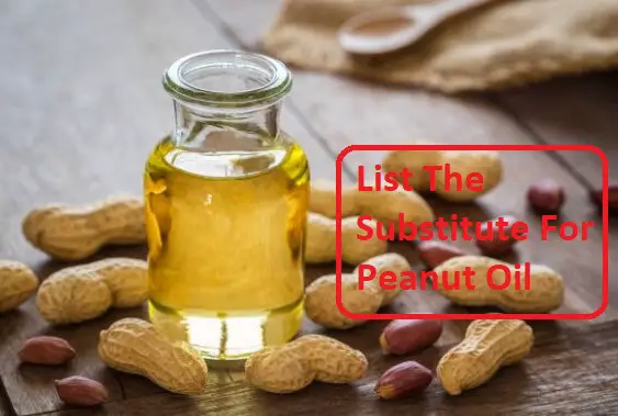 Substitute For Peanut Oil