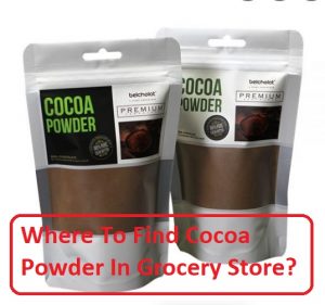 Where To Find Cocoa Powder In Grocery Store?